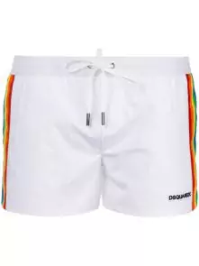 dsquared2 underwear short collections hommes colorway side blanc